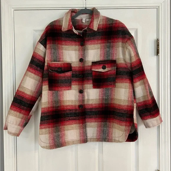 Elan Riley Lightweight Plaid Jacket Women’s Size Small - Picture 2 of 6